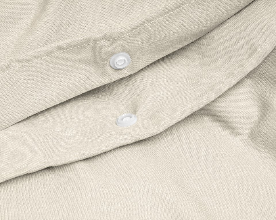 Egyptisch katoen uni dekbedovertrek