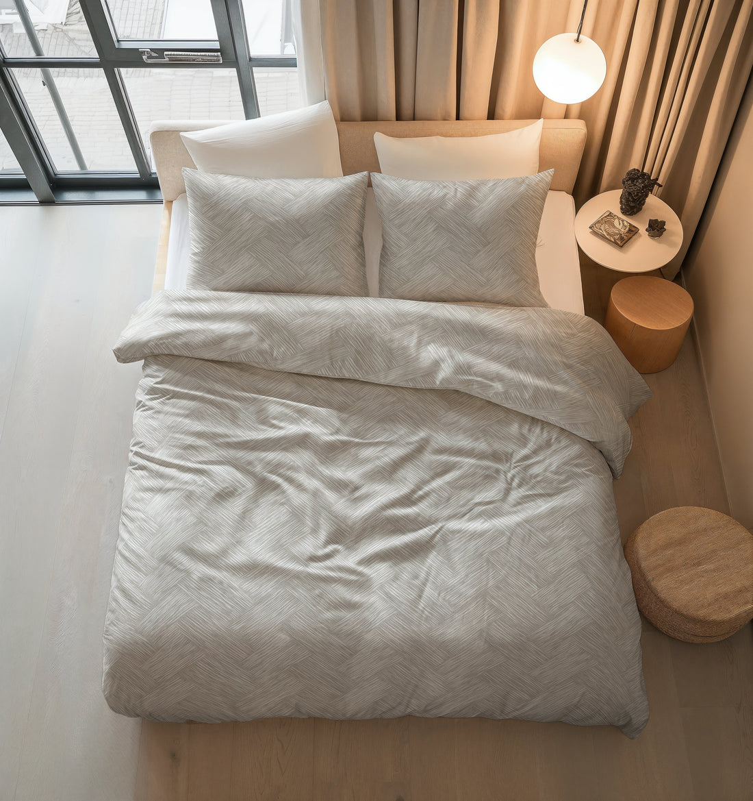 Rattan - Zilvergrijs